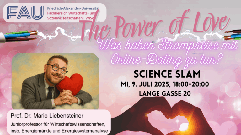 Science Slam: Liebe & Strompreise